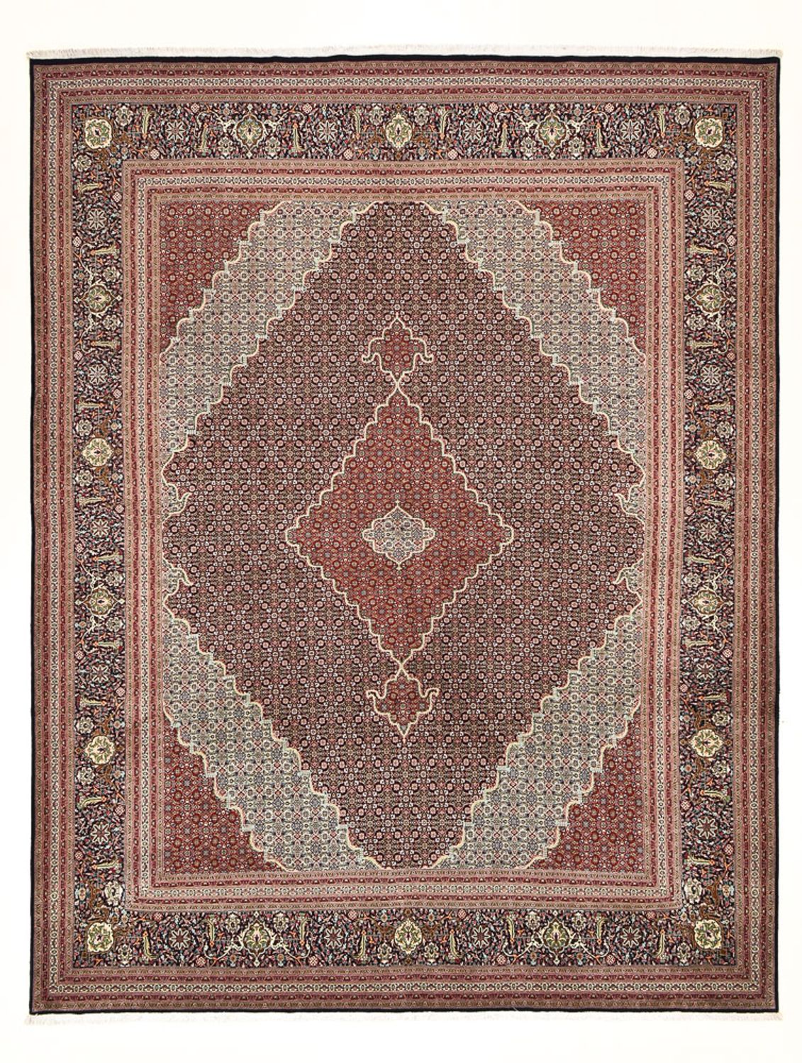 Perzisch tapijt - Tabriz - Royal - 396 x 303 cm - roest