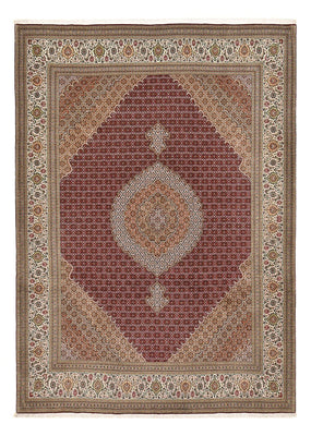 Perzisch tapijt - Tabriz - Royal - 351 x 250 cm - bordeauxrood