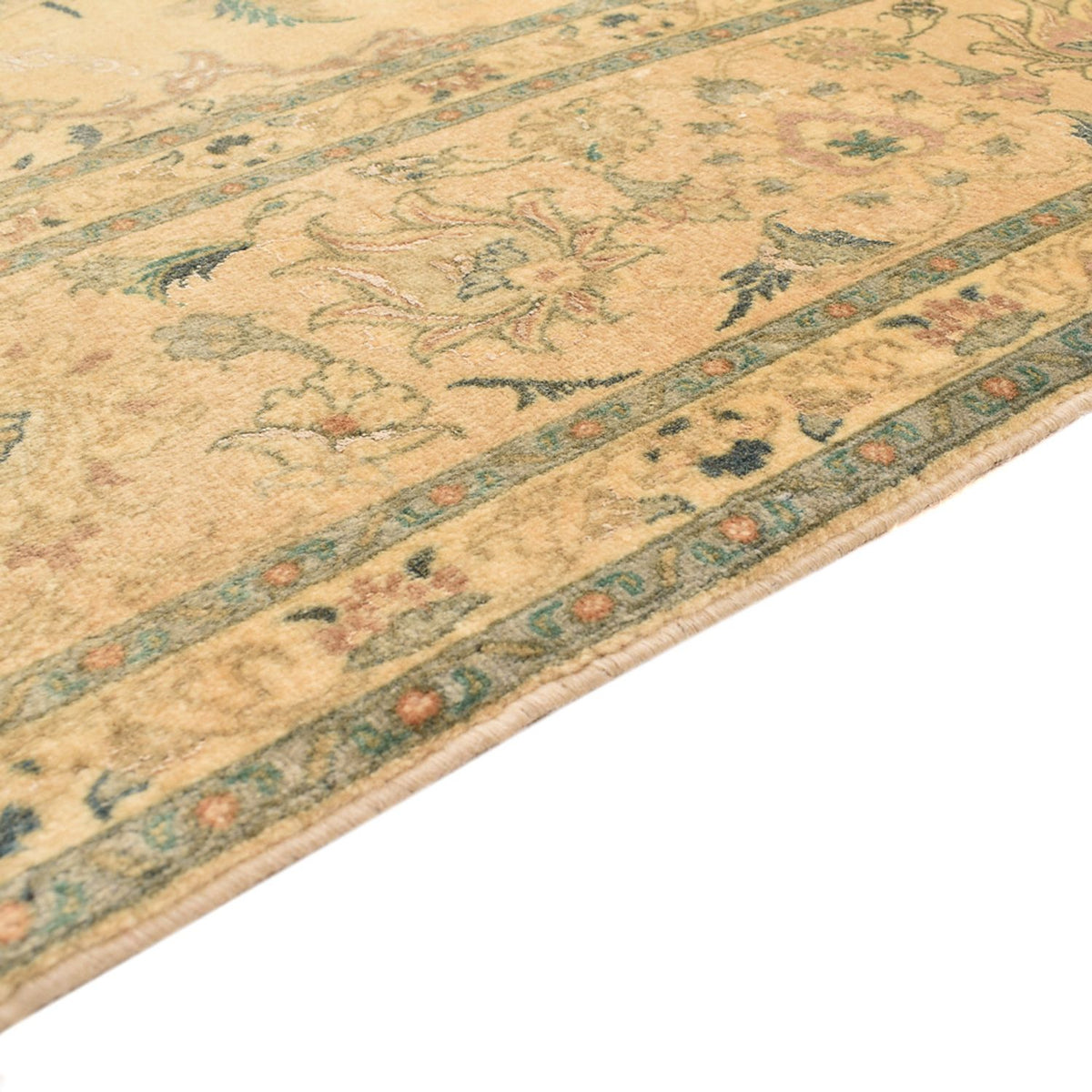 Perzisch tapijt - Tabriz - Royal vierkant  - 200 x 190 cm - geel