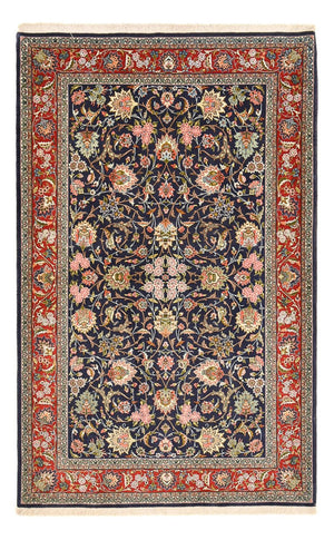 Perzisch tapijt - Isfahan - Premium - 220 x 140 cm - donkerblauw
