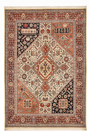 Gabbeh Tapijt - Kashkuli Perzisch - 215 x 146 cm - veelkleurig