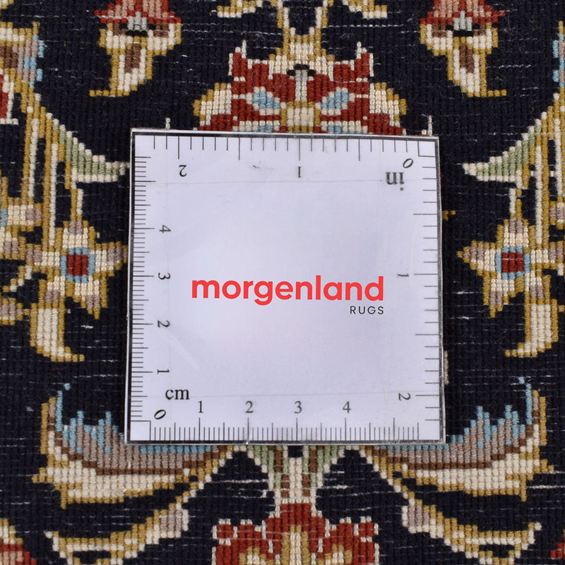 Loper Perzisch tapijt - Ghom - Koninklijk - 205 x 52 cm - donker beige