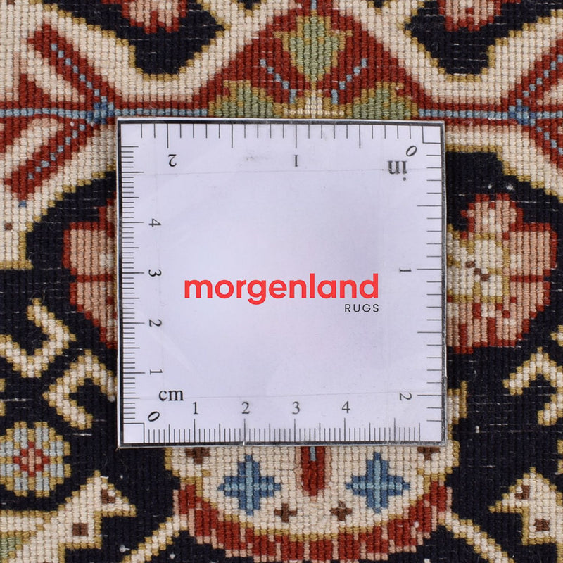 Loper Perzisch tapijt - Ghom - Koninklijk - 209 x 50 cm - donker beige