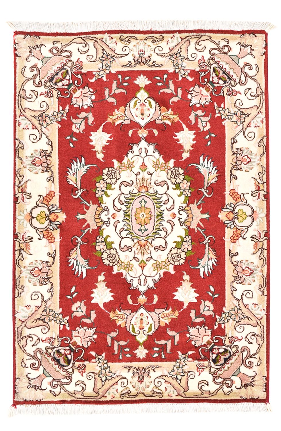 Perzisch tapijt - Tabriz - Royal - 90 x 58 cm - rood