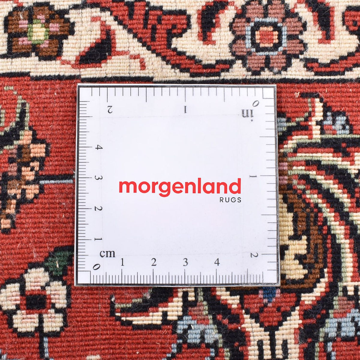 Perzisch tapijt - Bijar rond  - 200 x 200 cm - donkerrood