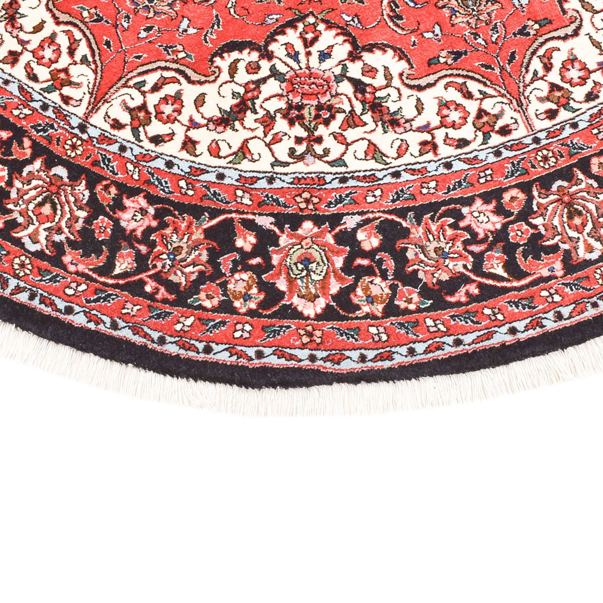 Perzisch tapijt - Bijar rond  - 150 x 150 cm - rood