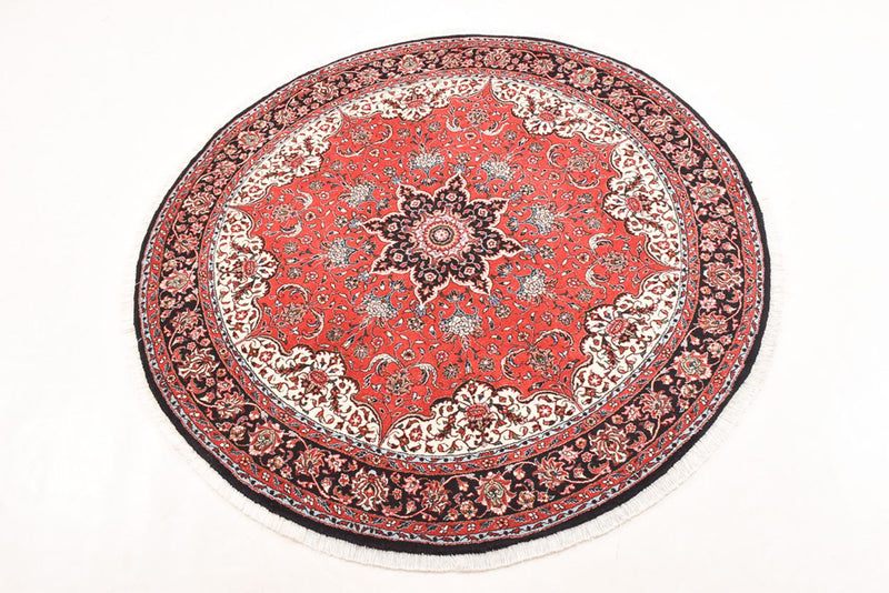 Perzisch tapijt - Bijar rond  - 150 x 150 cm - rood
