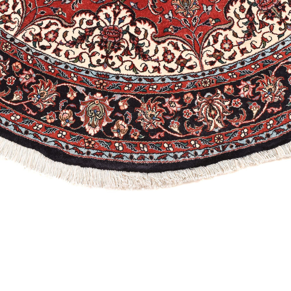 Perzisch tapijt - Bijar rond  - 150 x 150 cm - rood