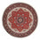 Perzisch tapijt - Bijar rond  - 150 x 150 cm - rood