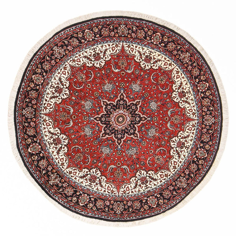 Perzisch tapijt - Bijar rond  - 150 x 150 cm - rood