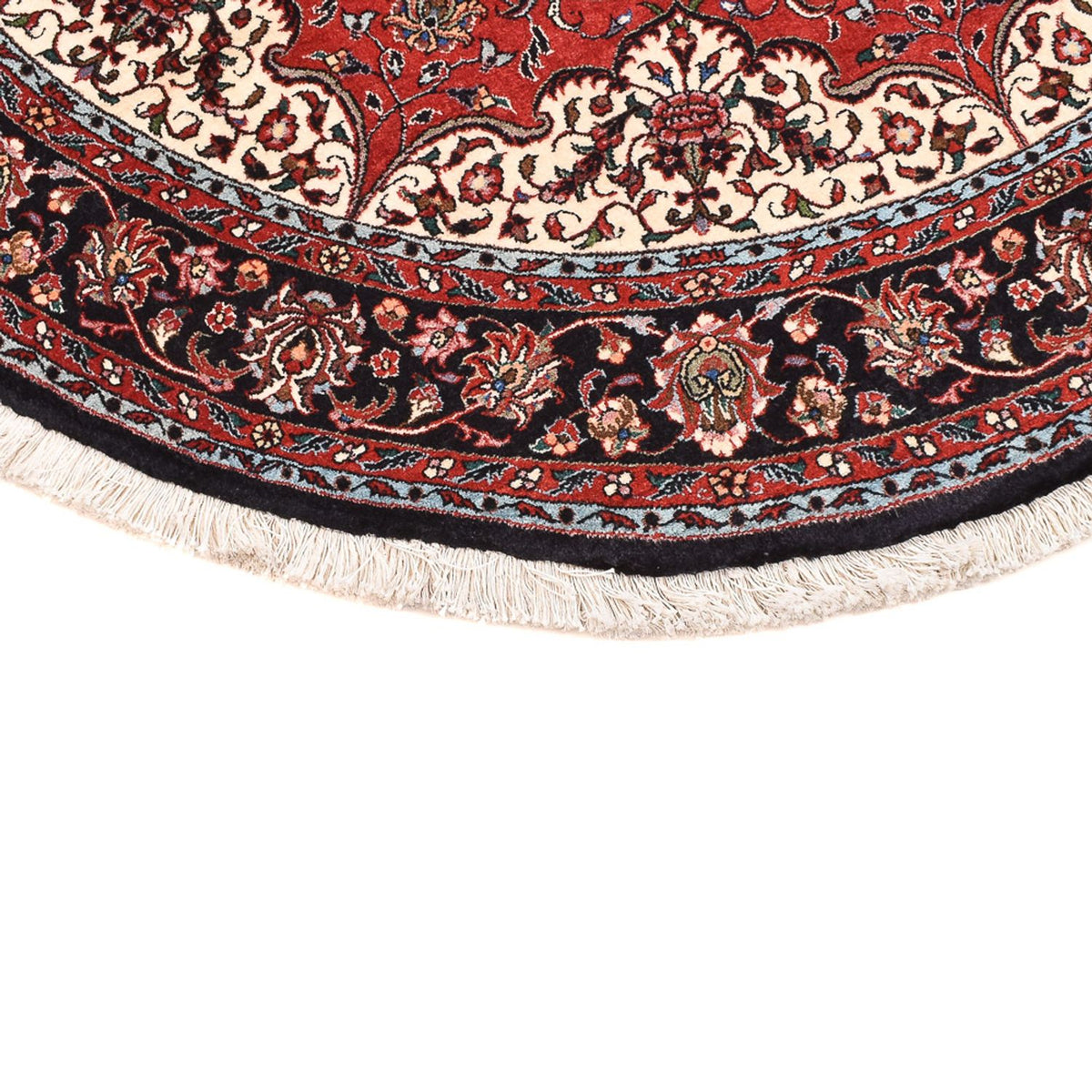 Perzisch tapijt - Bijar rond  - 150 x 150 cm - rood