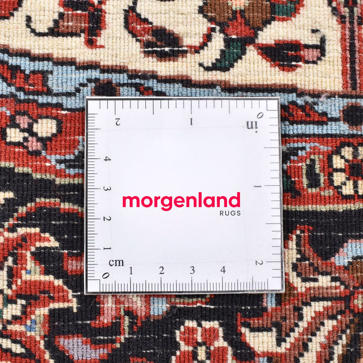 Perzisch tapijt - Bijar rond  - 150 x 150 cm - rood