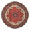Perzisch tapijt - Bijar rond  - 150 x 150 cm - rood