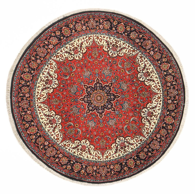 Perzisch tapijt - Bijar rond  - 150 x 150 cm - rood