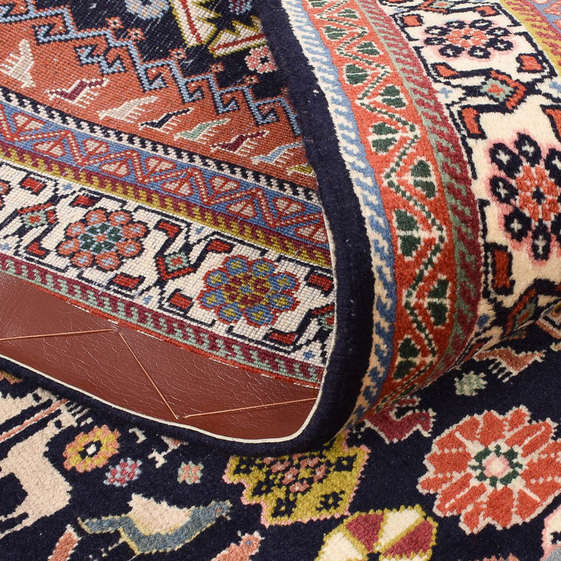 Gabbeh Tapijt - Kashkuli Perzisch - 207 x 130 cm - donkerblauw