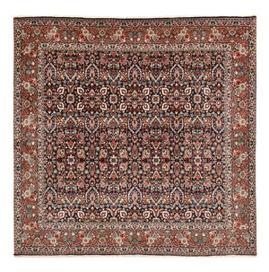 Perzisch tapijt - Bijar vierkant  - 252 x 252 cm - roest