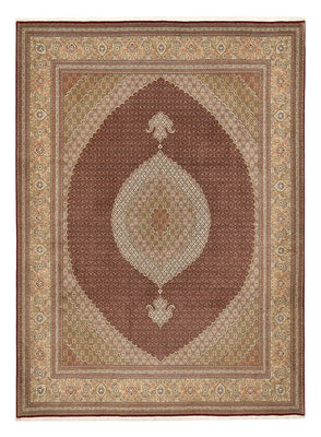 Perzisch tapijt - Tabriz - Royal - 407 x 301 cm - donker beige