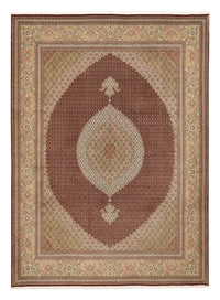 Perzisch tapijt - Tabriz - Royal - 407 x 301 cm - donker beige