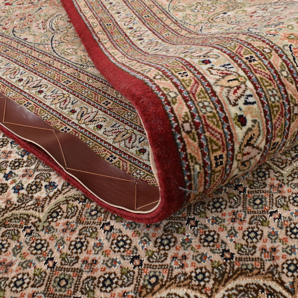 Perzisch tapijt - Tabriz - Royal - 407 x 301 cm - donker beige