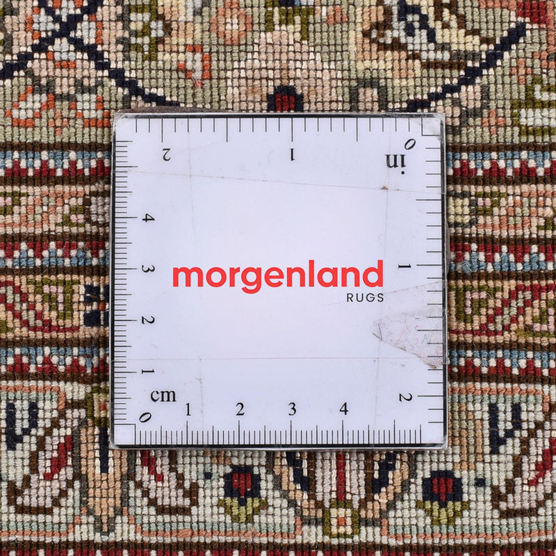 Perzisch tapijt - Tabriz - Royal - 407 x 301 cm - donker beige