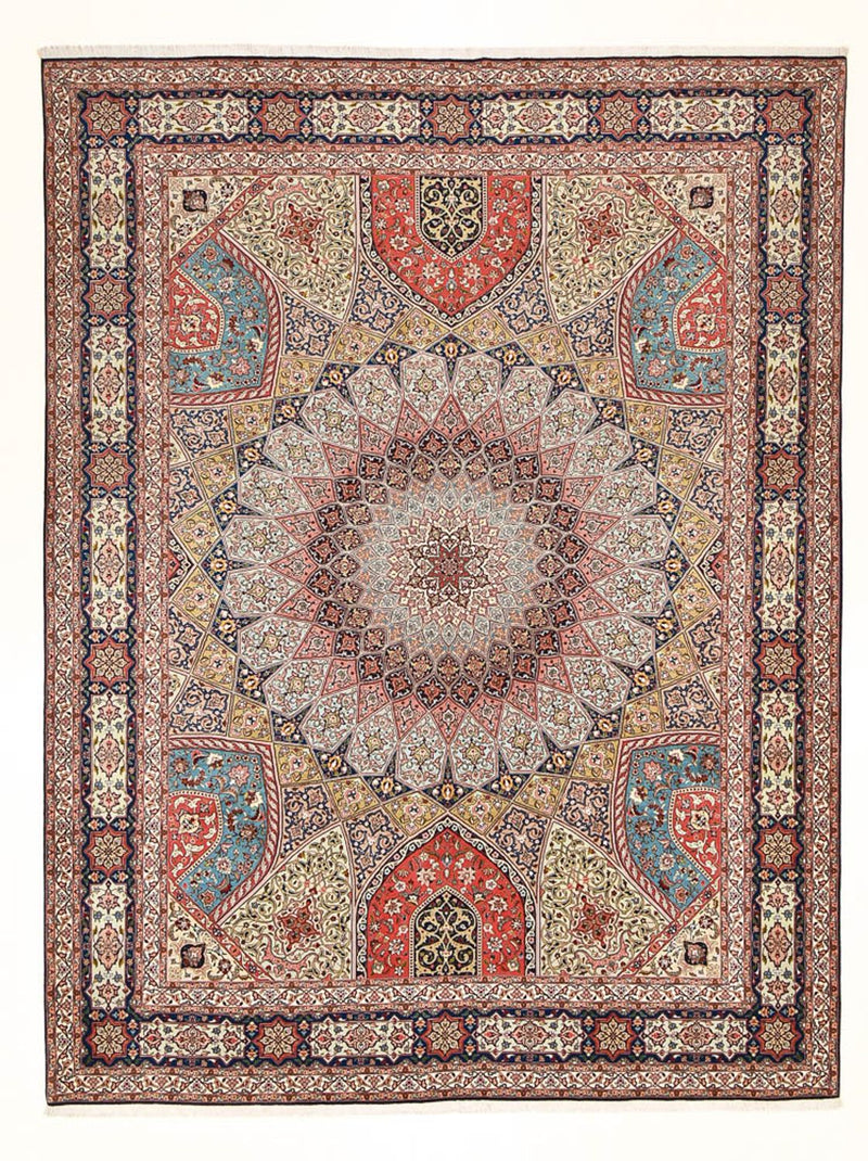 Perzisch tapijt - Tabriz - Royal - 397 x 300 cm - veelkleurig