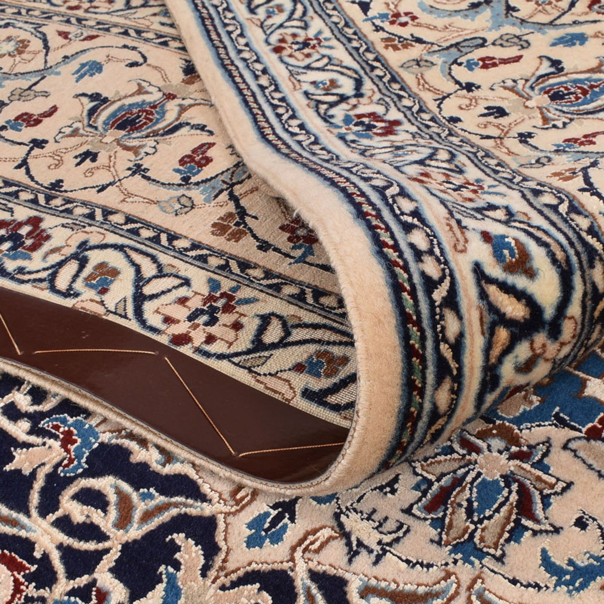 Perzisch tapijt - Nain - Premium - 306 x 200 cm - zand