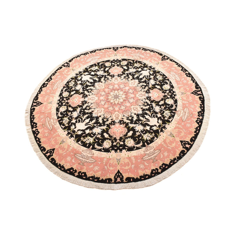 Perzisch tapijt - Tabriz - Premium rond  - 200 x 200 cm - veelkleurig