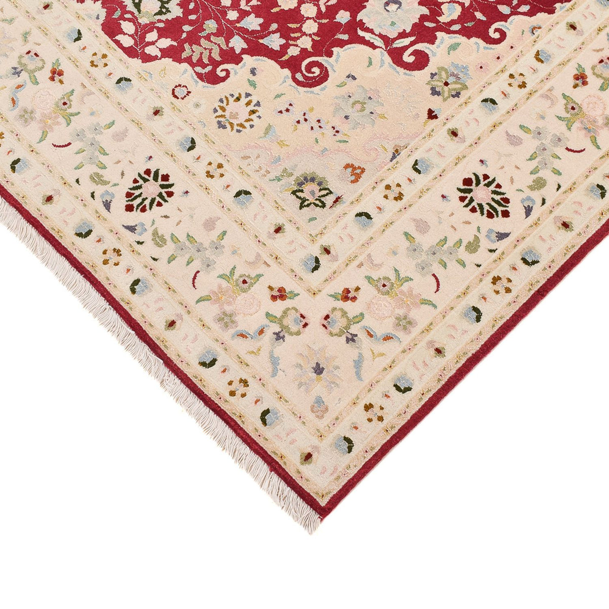Perzisch tapijt - Tabriz - Royal - 210 x 153 cm - rood
