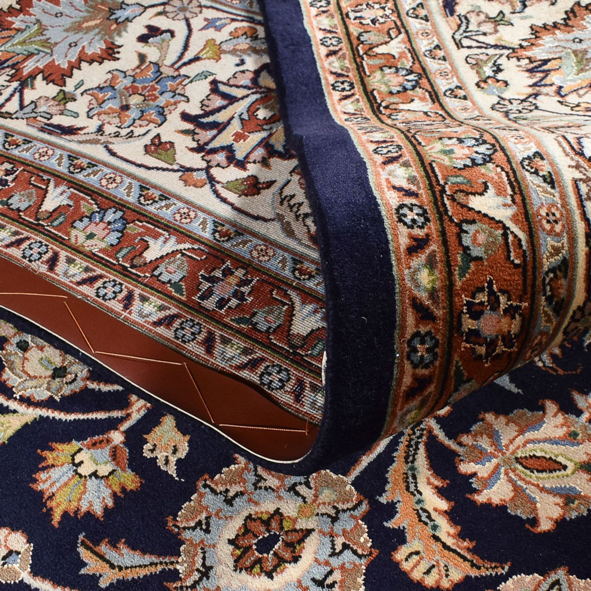 Perzisch tapijt - Klassiek - Koninklijke - 388 x 300 cm - donkerblauw