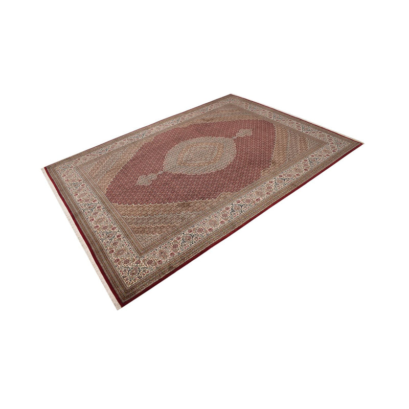 Perzisch tapijt - Tabriz - Royal - 410 x 302 cm - donker beige