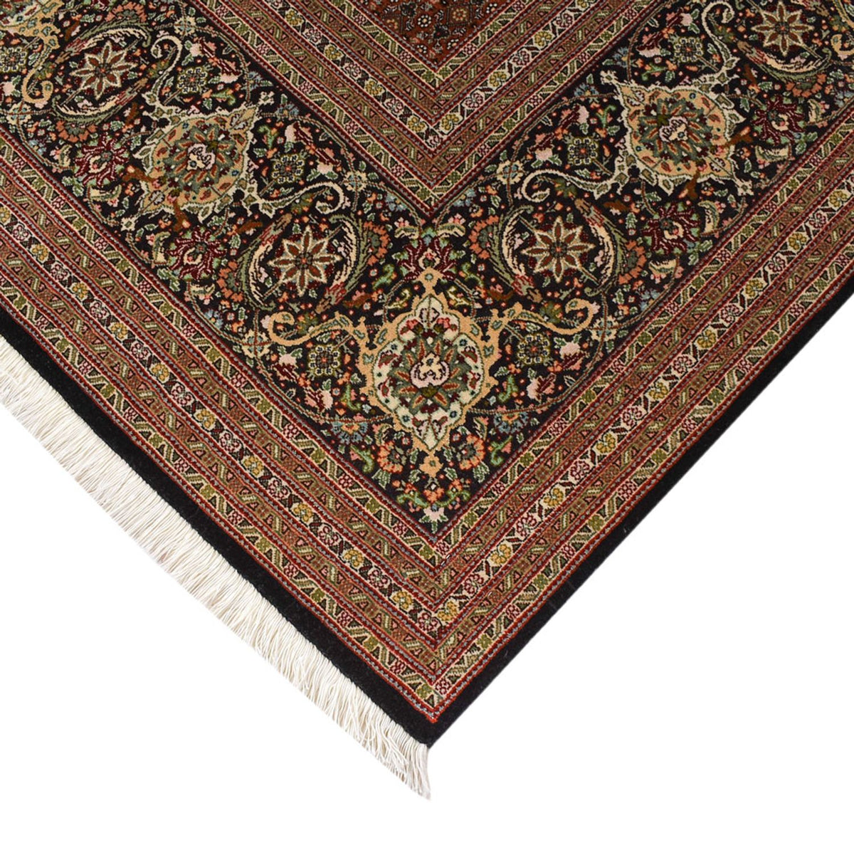 Perzisch tapijt - Tabriz - Royal - 400 x 300 cm - donker camel