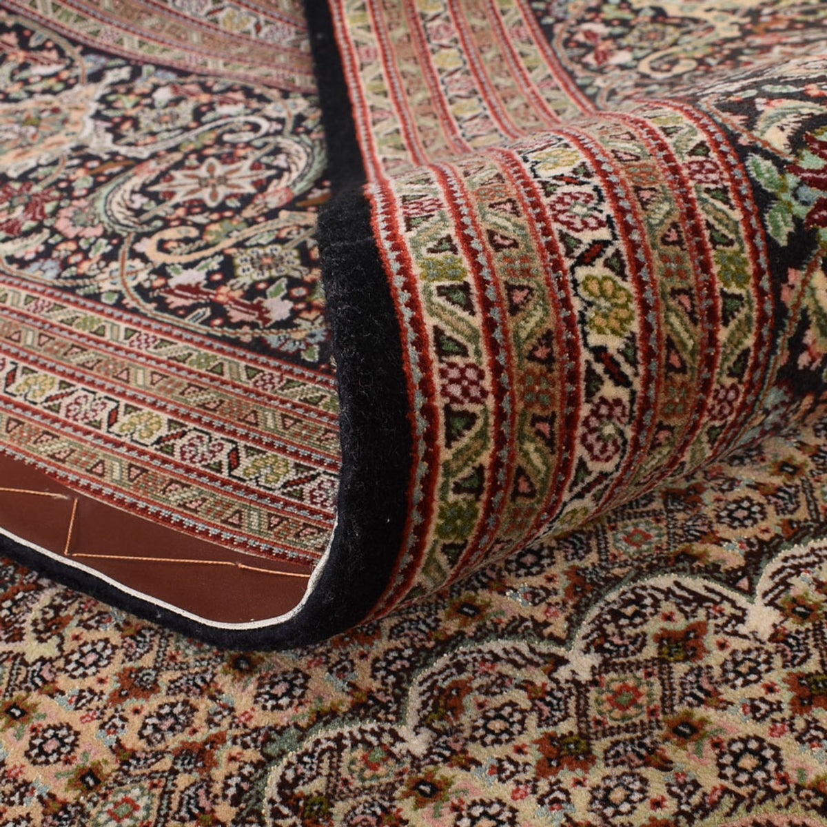 Perzisch tapijt - Tabriz - Royal - 400 x 300 cm - donker camel