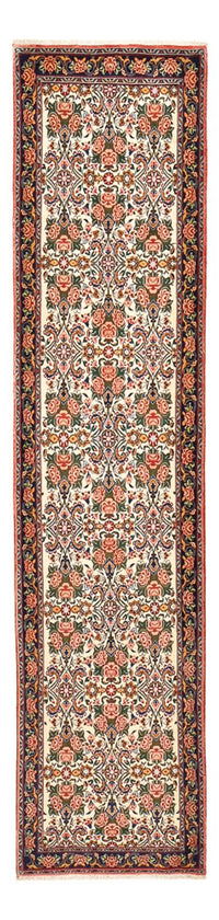 Loper Perzisch tapijt - Bijar - 380 x 92 cm - veelkleurig