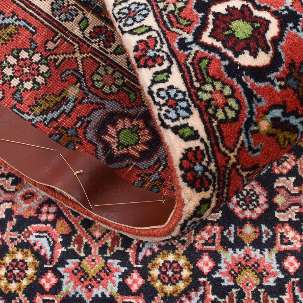 Loper Perzisch tapijt - Bijar - 300 x 86 cm - roest