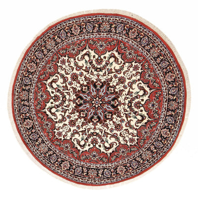 Perzisch tapijt - Bijar rond  - 150 x 150 cm - beige