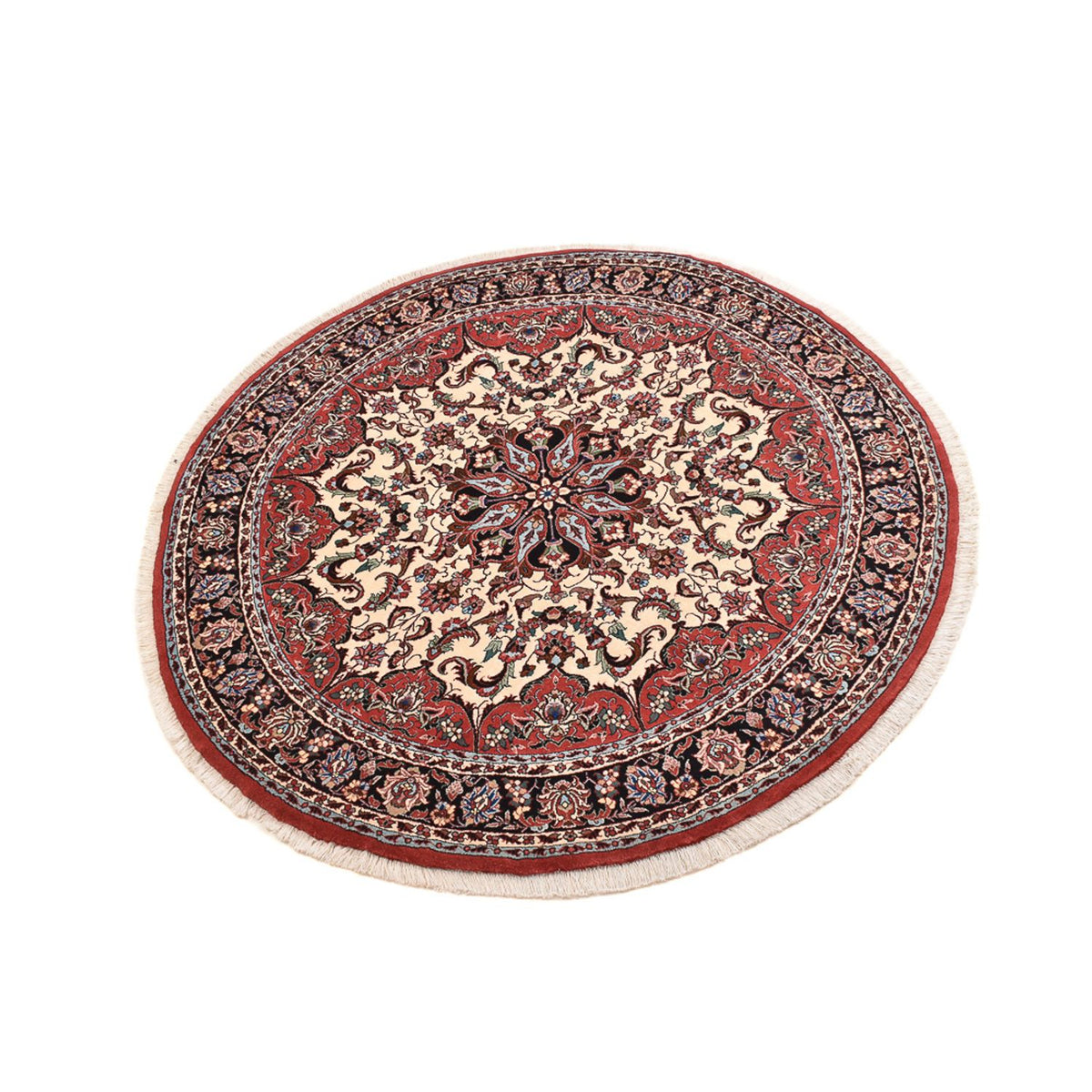 Perzisch tapijt - Bijar rond  - 150 x 150 cm - beige