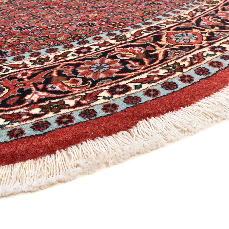 Perzisch tapijt - Bijar rond  - 150 x 150 cm - donkerrood