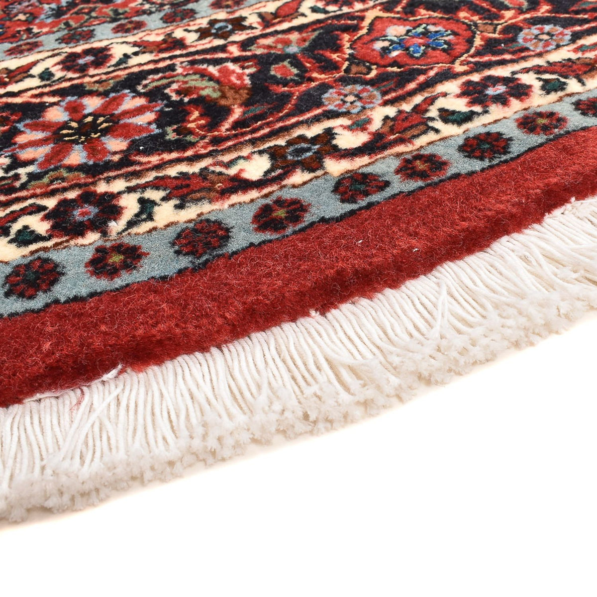 Perzisch tapijt - Bijar rond  - 150 x 150 cm - donkerrood