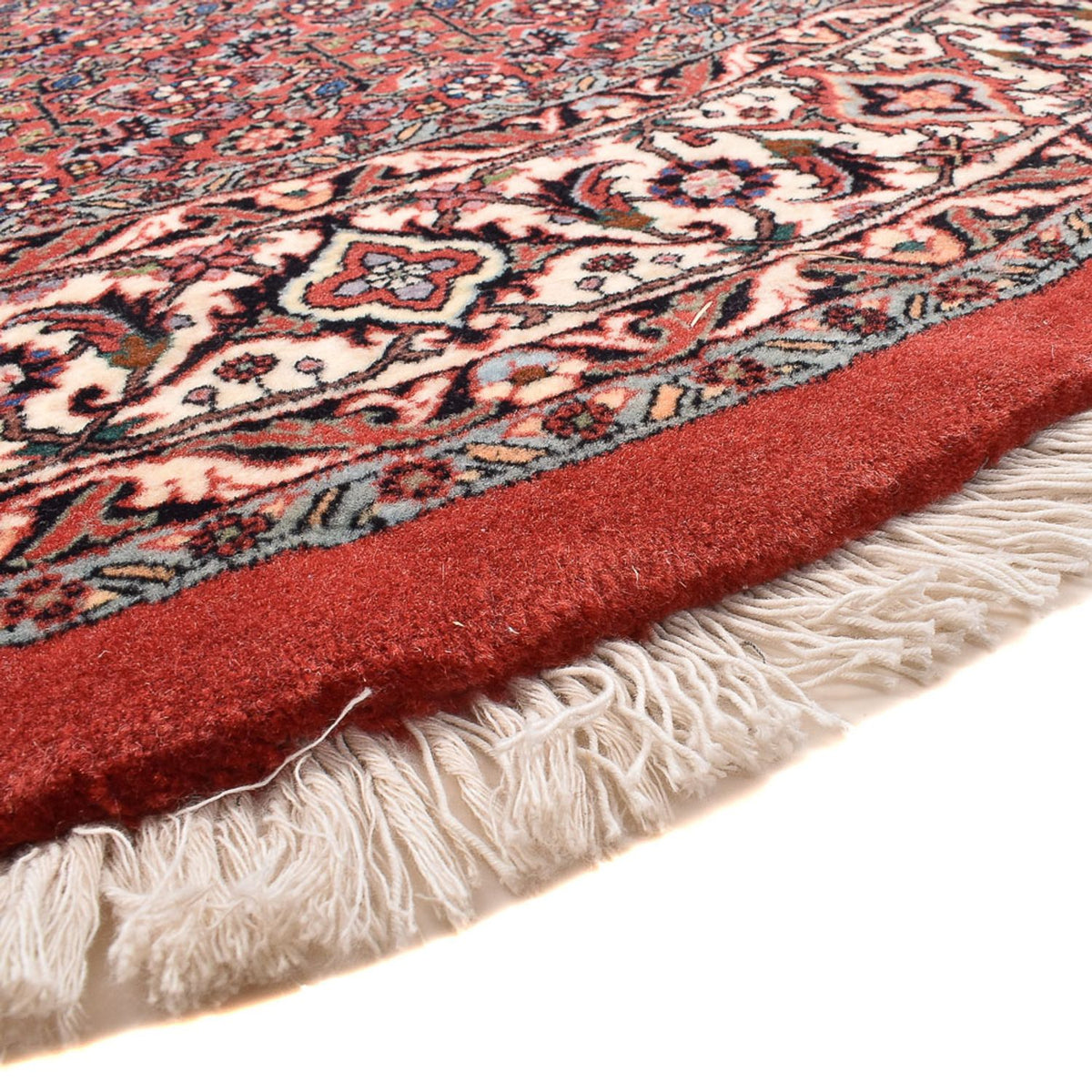 Perzisch tapijt - Bijar rond  - 170 x 170 cm - donkerrood