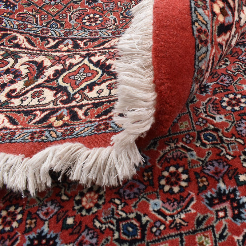 Perzisch tapijt - Bijar rond  - 170 x 170 cm - donkerrood