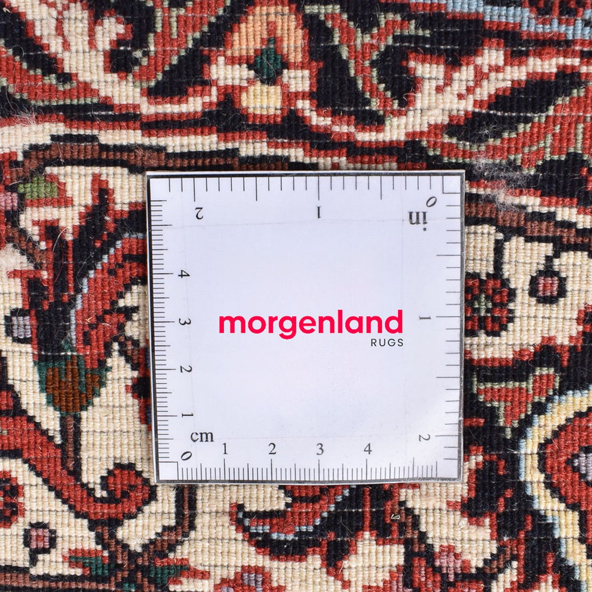 Perzisch tapijt - Bijar rond  - 170 x 170 cm - donkerrood