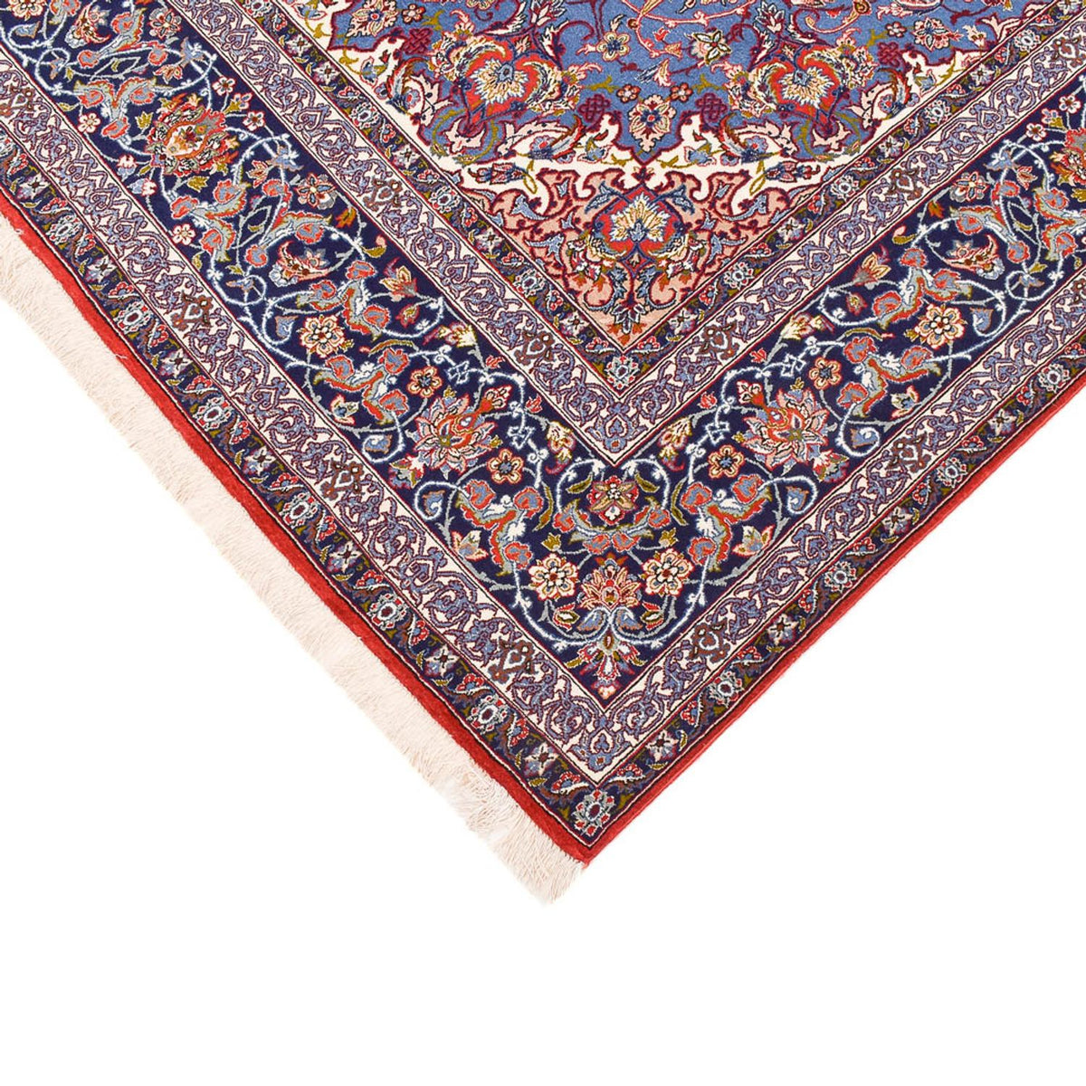 Perzisch tapijt - Isfahan - Premium - 245 x 154 cm - blauw