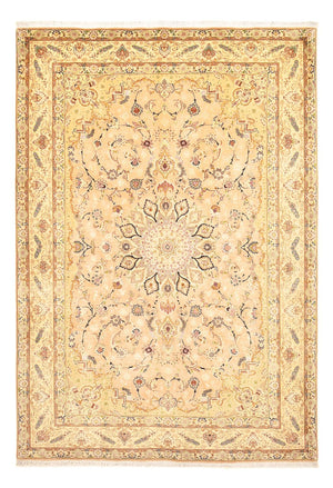 Perzisch tapijt - Tabriz - Royal - 294 x 203 cm - geel