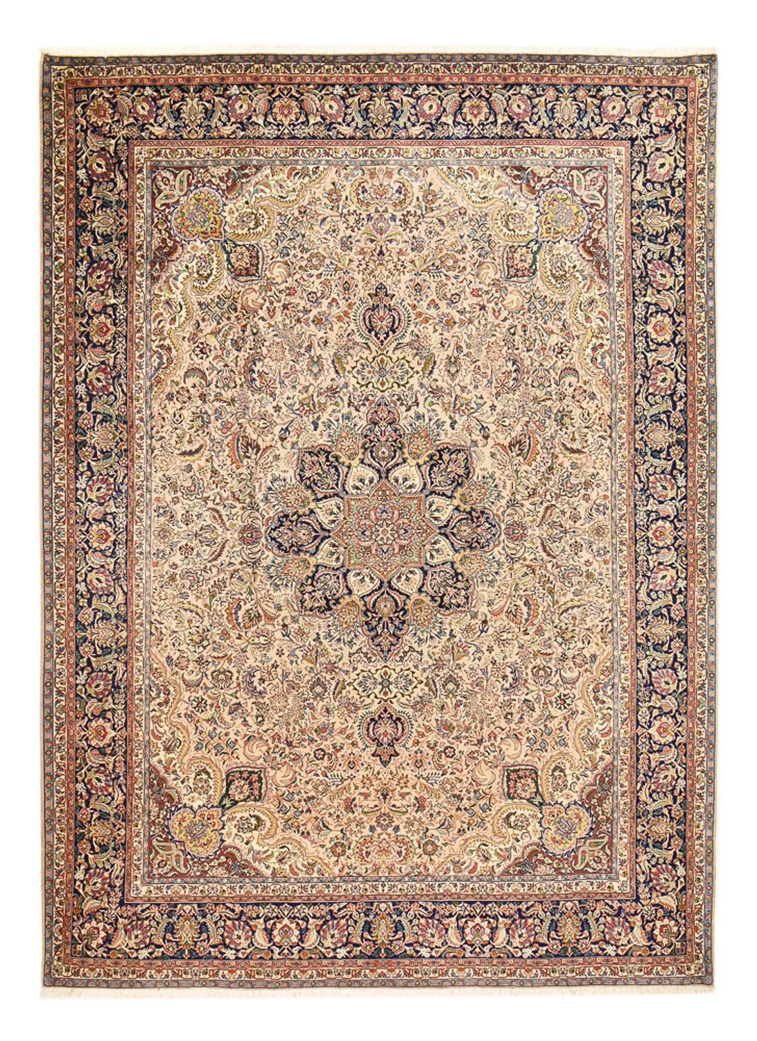 Perzisch tapijt - Tabriz - Royal - 400 x 300 cm - beige
