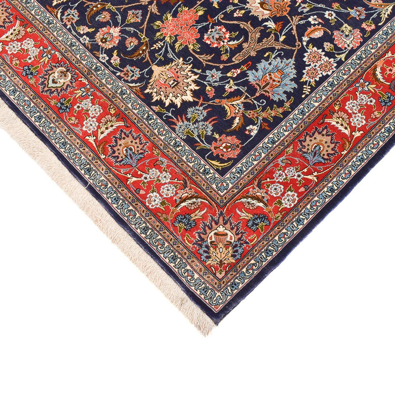 Perzisch tapijt - Isfahan - Premium - 226 x 136 cm - donkerblauw