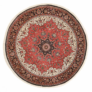 Perzisch tapijt - Bijar rond  - 150 x 150 cm - rood