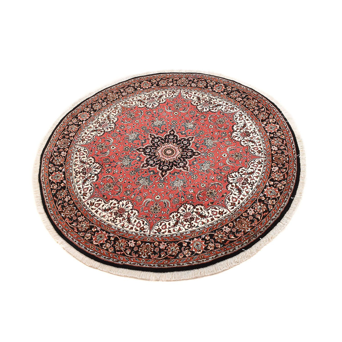 Perzisch tapijt - Bijar rond  - 150 x 150 cm - rood
