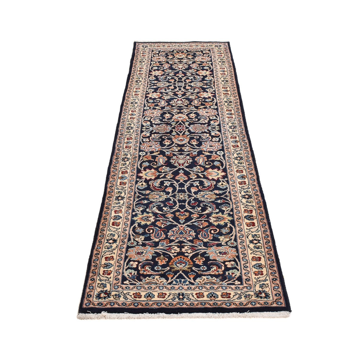 Loper Perzisch tapijt - Klassiek - 290 x 80 cm - donkerblauw