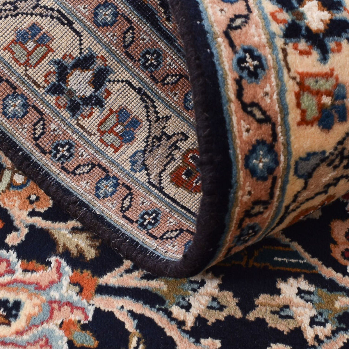 Loper Perzisch tapijt - Klassiek - 298 x 75 cm - donkerblauw