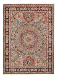 Perzisch tapijt - Tabriz - Royal - 400 x 303 cm - donker beige